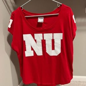 Pink Nebraska crop top